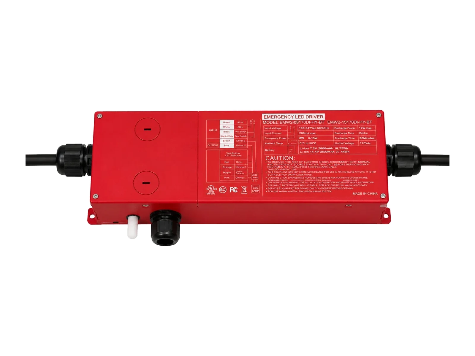 Notstromtreiber LED-Armaturen TRN-19-8-NST-BT