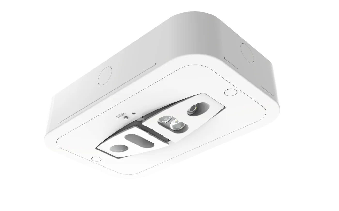 Escape route luminaire TRN-19-WGB01-3H-BT